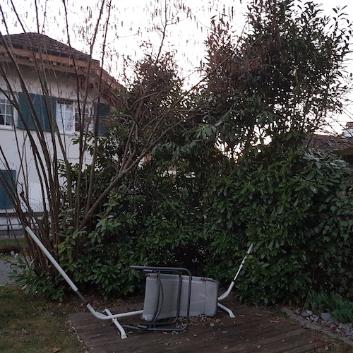 Garten Hendschiken Vorher